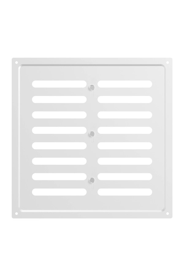 Решетка вентиляционная MER регулируемая 250х250 окрашенная сталь белый ERA