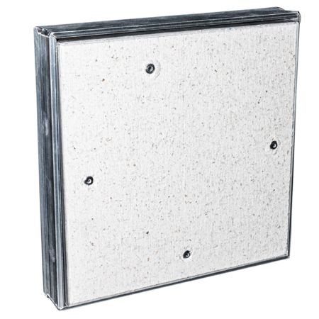 Люк ревизионный D Ceramo 400х300 скрытый монтаж съемный алюминий EVECS