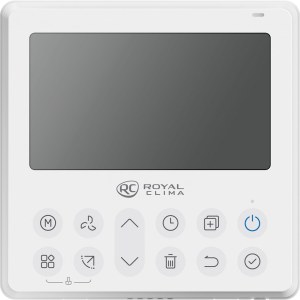 Проводной пульт управления ROYAL Clima RCW-120 для мульти-сплит-систем и полупромышленного оборудования