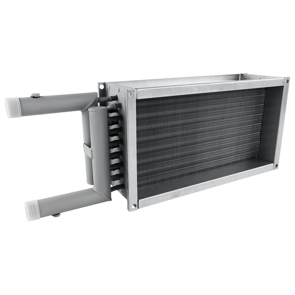 Водяной нагреватель для прямоугольных каналов ZILON ZWS 300x150-3