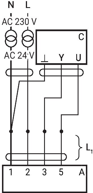 GK24A-SZ — Схема подключения